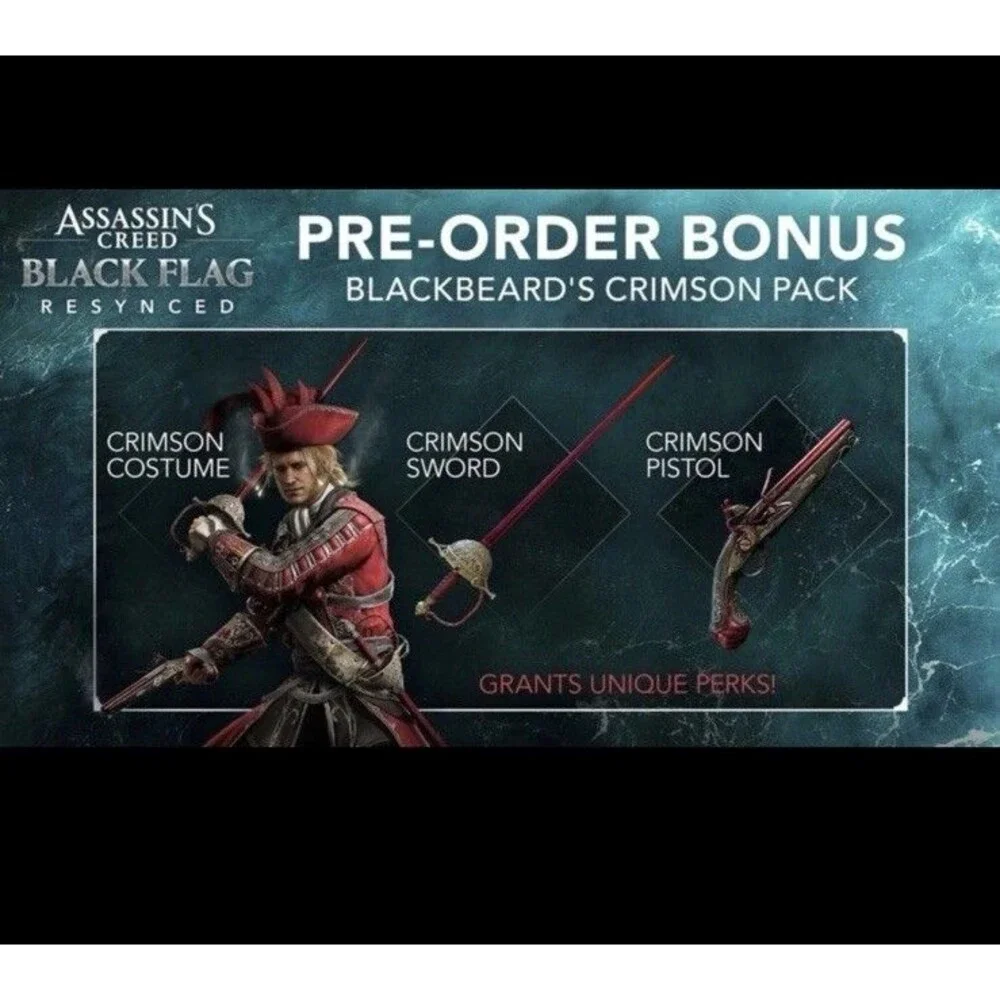 Assassins Creed *COLLECTOR EDITION* Black Flag Resynced PS5. In hand Ships ASAP!